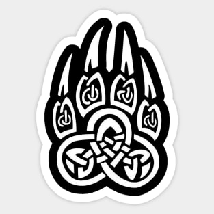 viking bear claw symbol Sticker